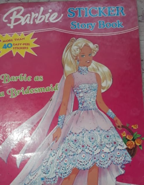 Sticker book online barbie