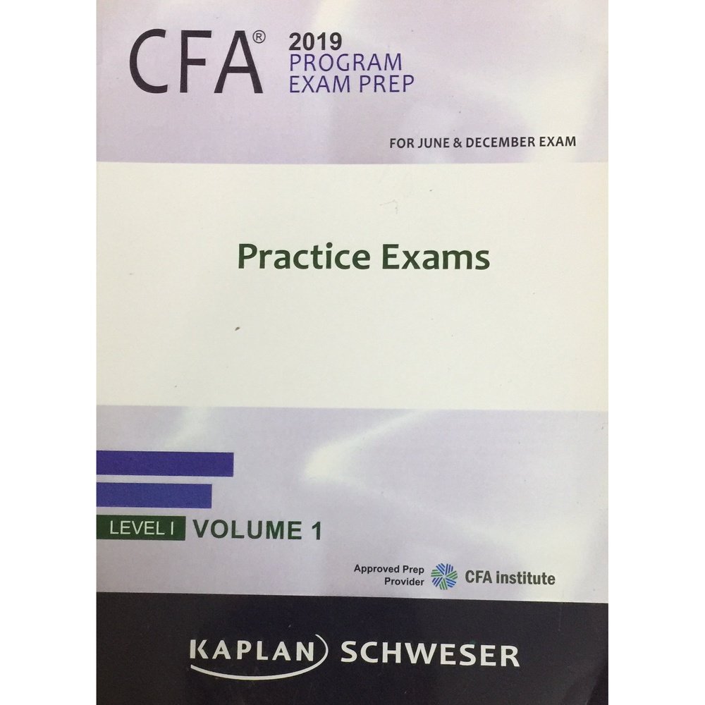 CFA Level1 2019年12月試験対策教材 - 本・雑誌・漫画