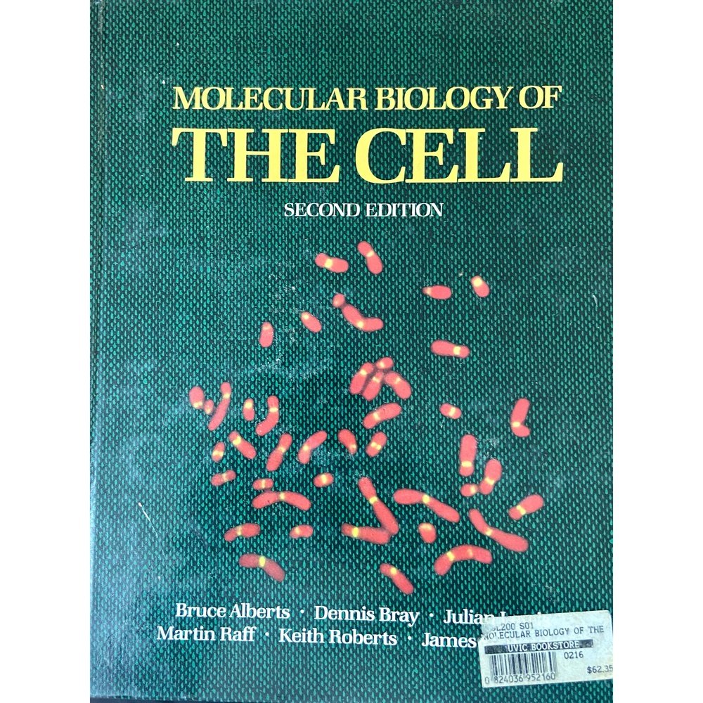 Molecular Biology of the Cell by by Bruce Alberts, Alexander D ...