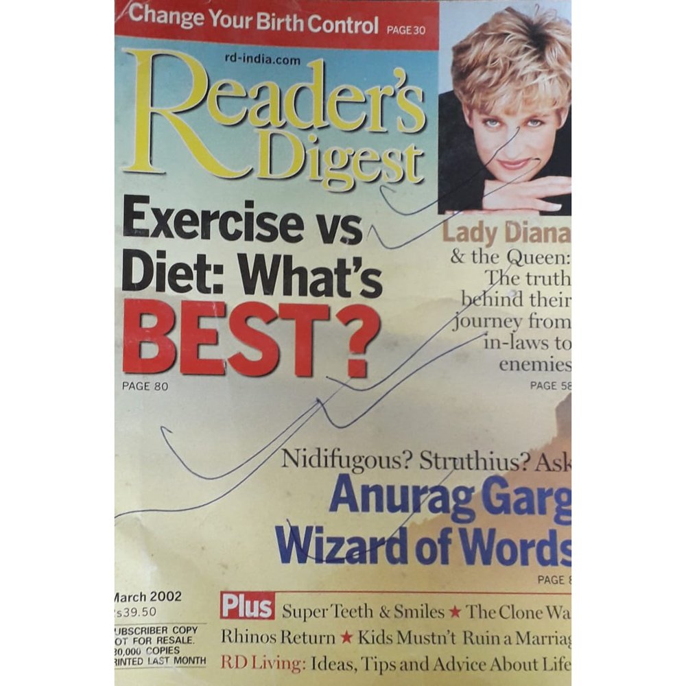 Reader's Digest - March 2003 – Inspire Bookspace