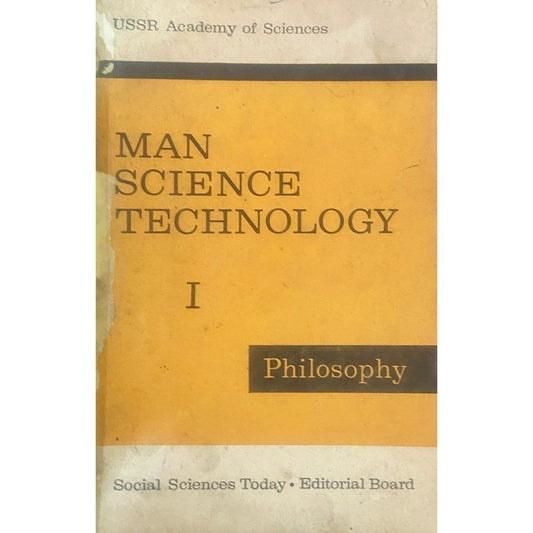 Man Science Technology I Philosophy by USSR Academy of Sciences