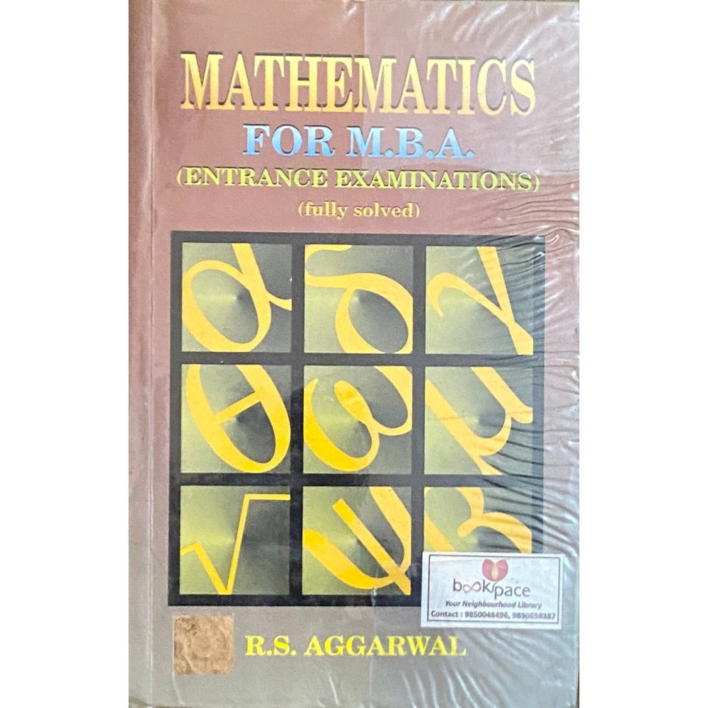 Mathematics for MBA by R S Aggarwal