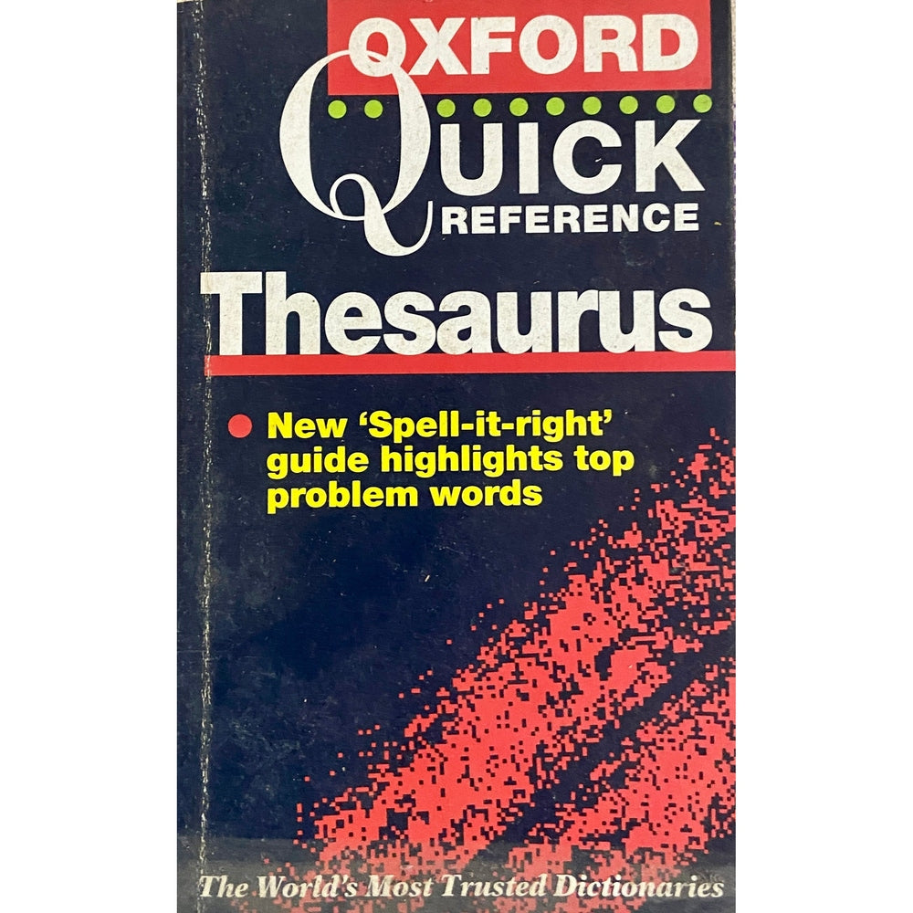 Oxford Quick Reference Thesaurus