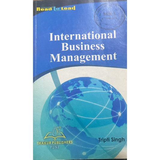 International Business Management By Tripti SIngh