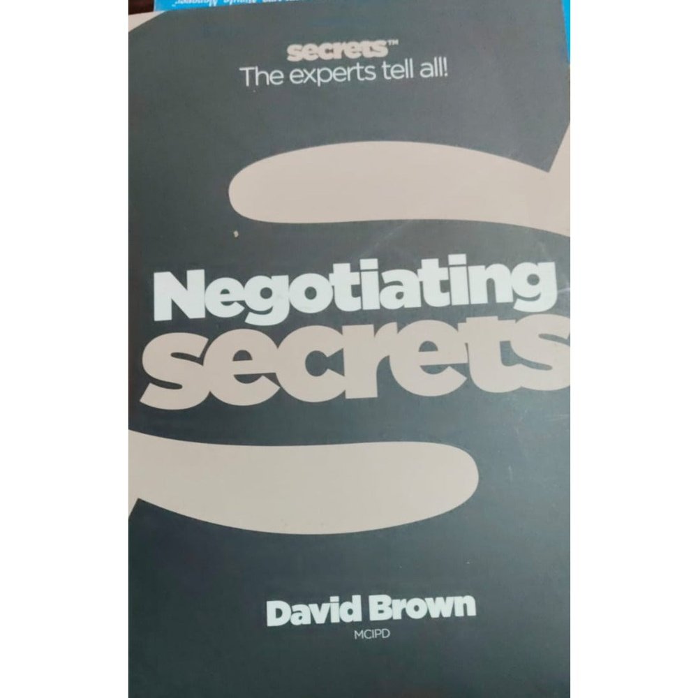 NEGOTIATING SECRETS BY DAVID BROWN