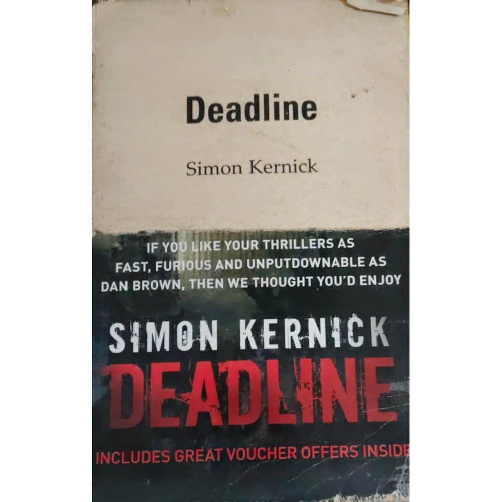 DEADLINE BY SIMON KERNICK (Front cover Torn)