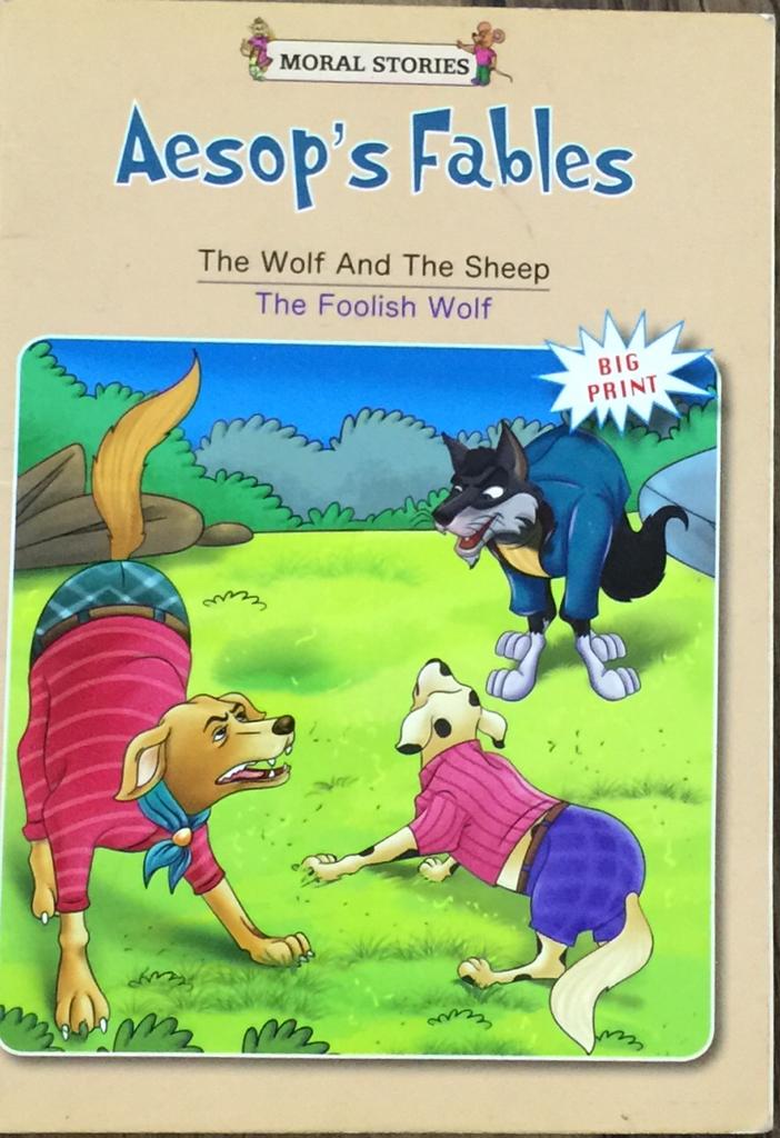 Aesops Fables The Wolf And The Sheep Inspire Bookspace