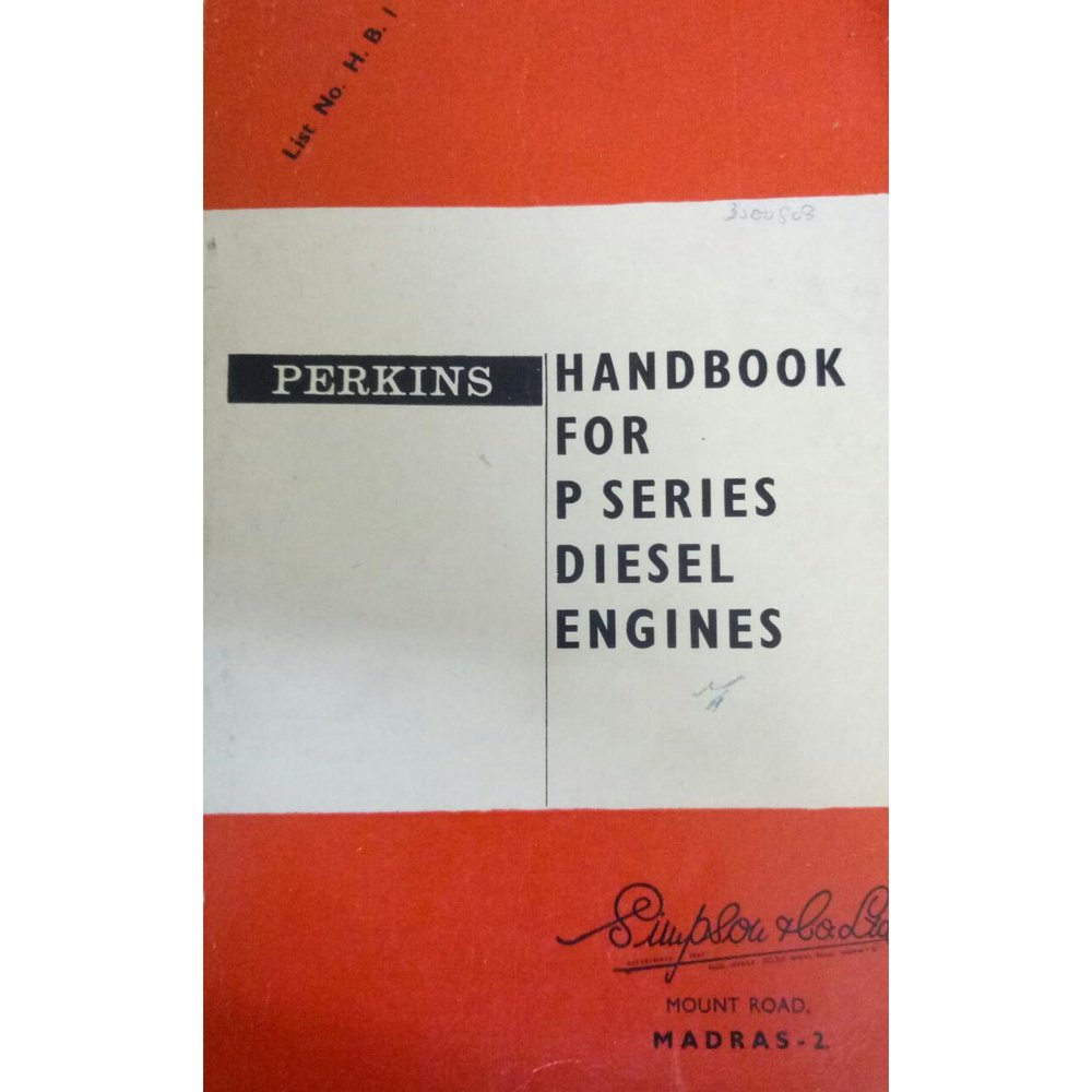 Handbook For P Series Diesel Engines  Half Price Books India Books inspire-bookspace.myshopify.com Half Price Books India