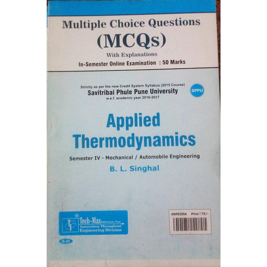 Applied Thermodynamics (MCQ's)  Half Price Books India Books inspire-bookspace.myshopify.com Half Price Books India