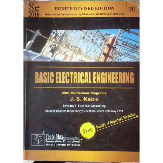 Basic Electrical Engineering by J. S. Katre  Half Price Books India Books inspire-bookspace.myshopify.com Half Price Books India