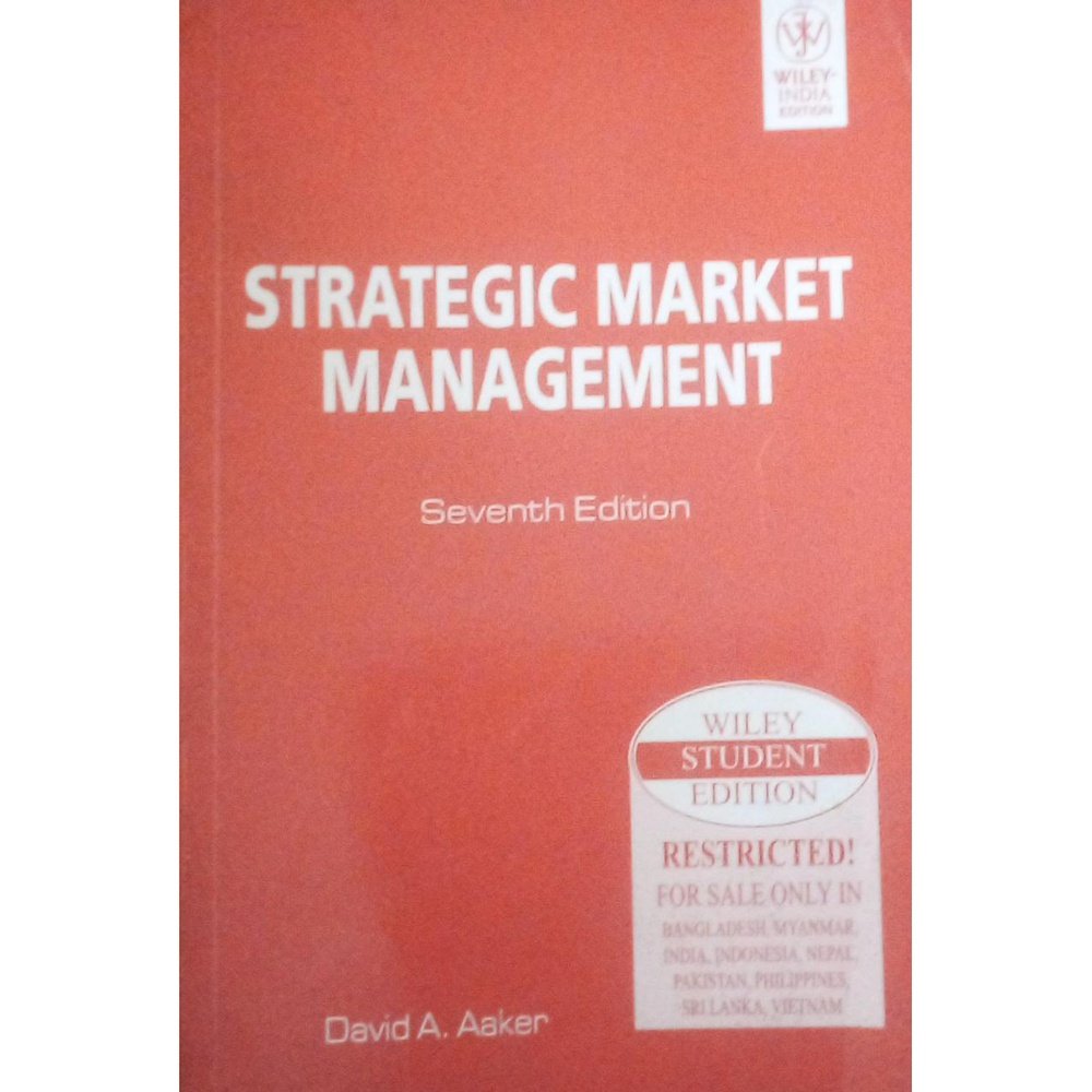 Strategic Market Management By David A Aaker  Half Price Books India Books inspire-bookspace.myshopify.com Half Price Books India