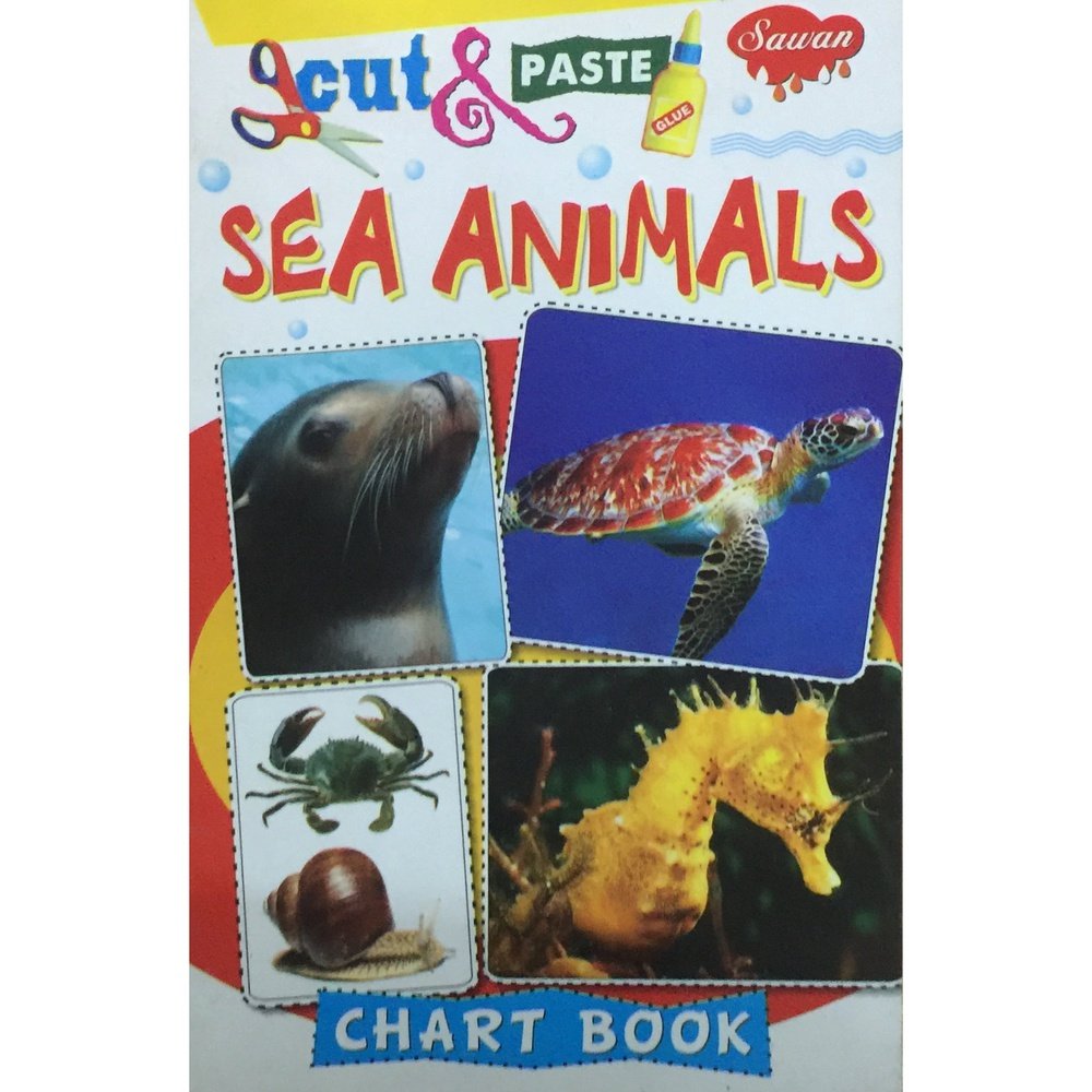 Cut and PAste Sea Animals - 2/3 pics are cut – Inspire Bookspace