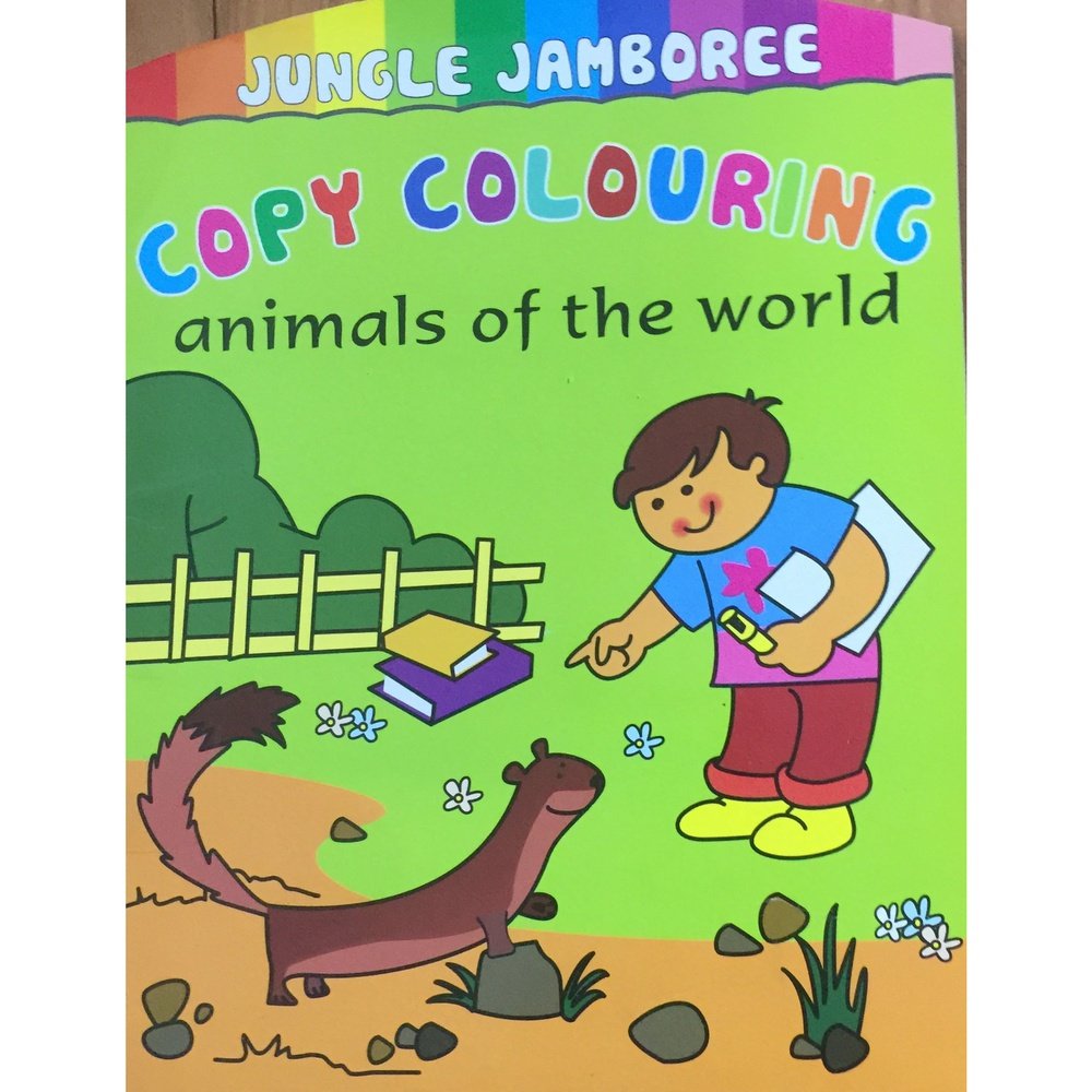 Copy Colouring Animals of the World  Inspire Bookspace Books inspire-bookspace.myshopify.com Half Price Books India