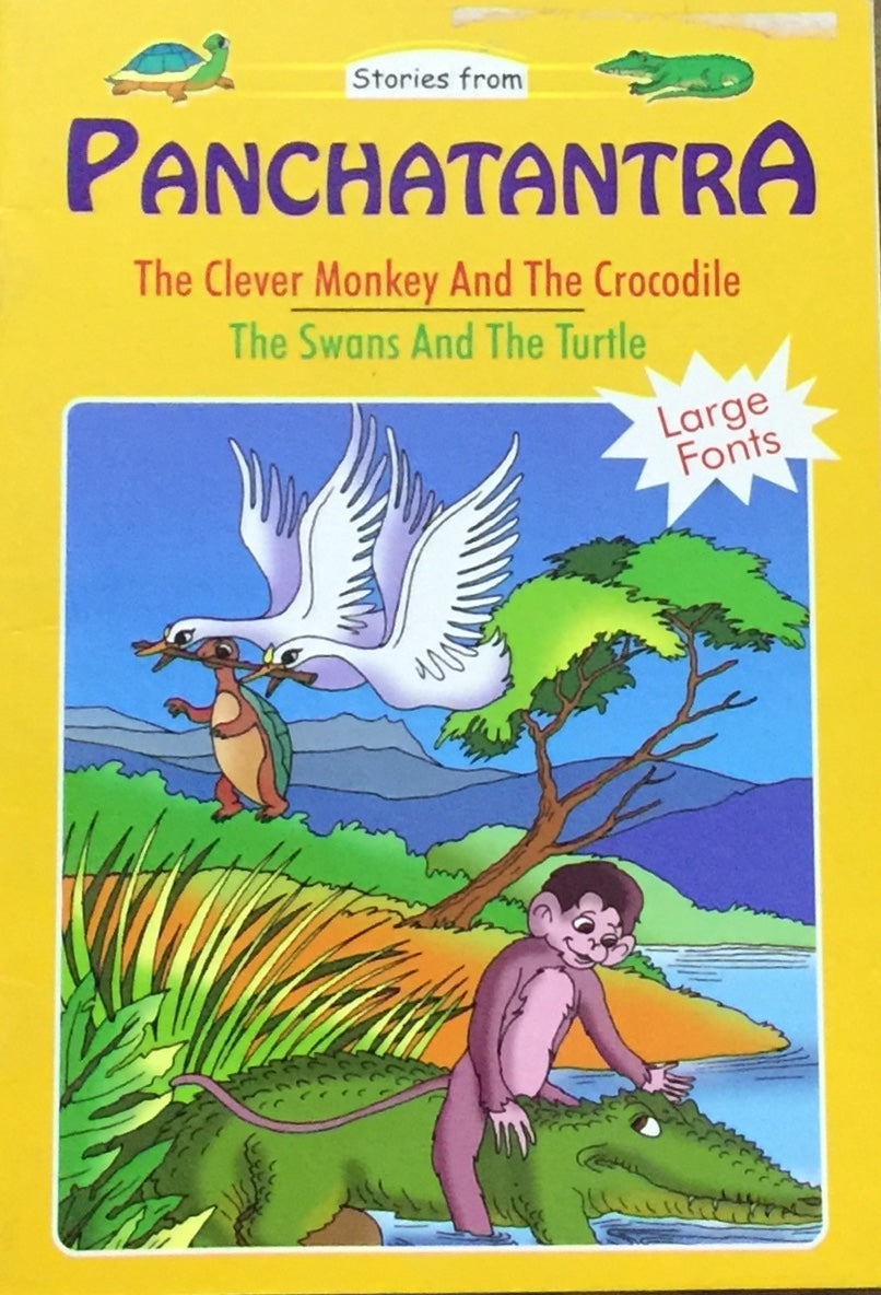 Panchatantra The Clever Monkey and the Crocodile, The Swans and the Tu ...