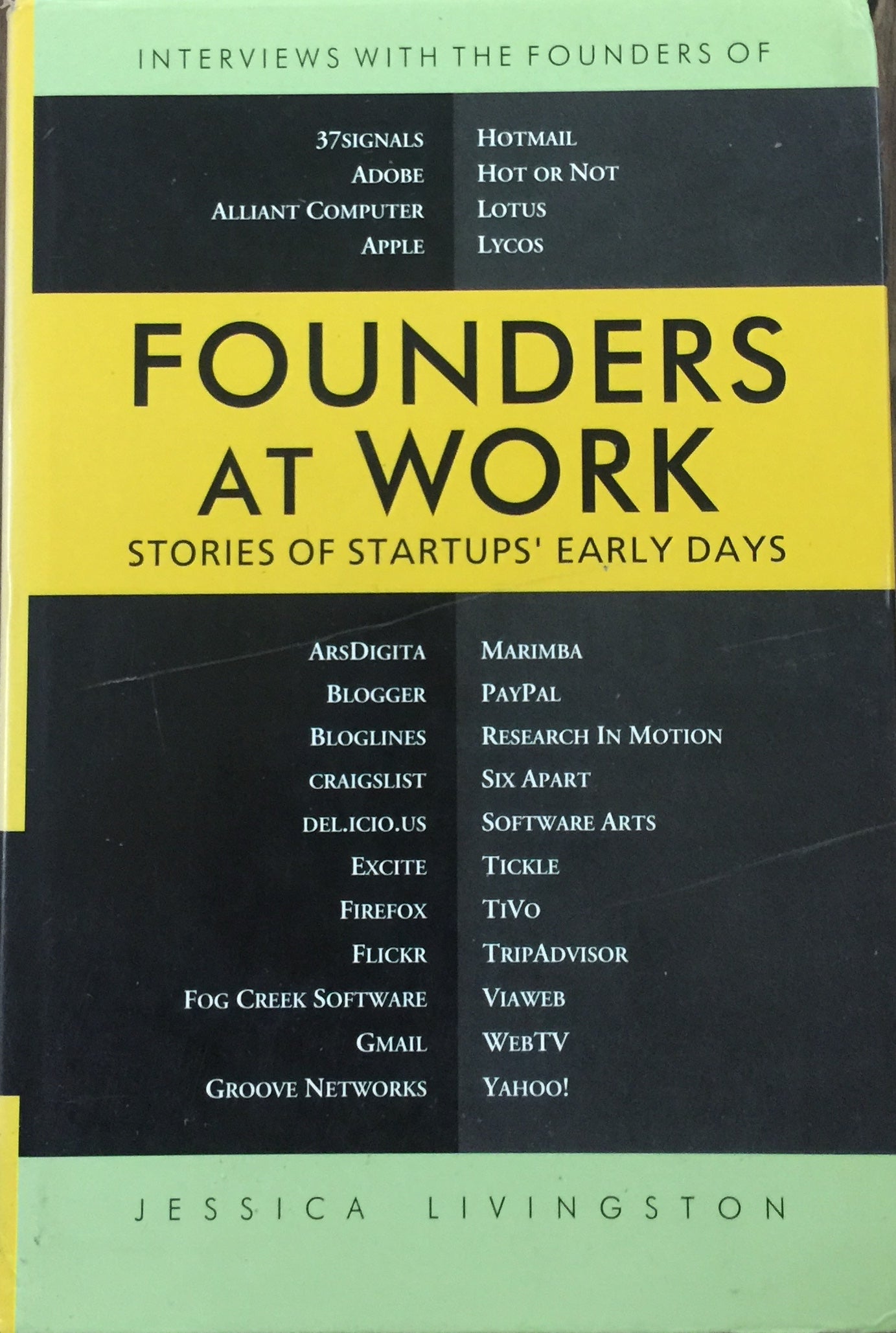 Founders at Work: Stories of Startups' Early Days by Jessica Livingstone  (Hardcover)  Half Price Books India Books inspire-bookspace.myshopify.com Half Price Books India