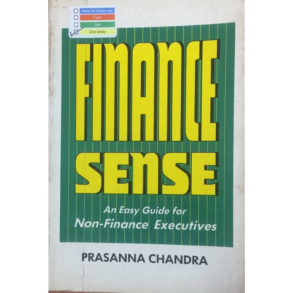 Finance Sense by Prasanna Chandra