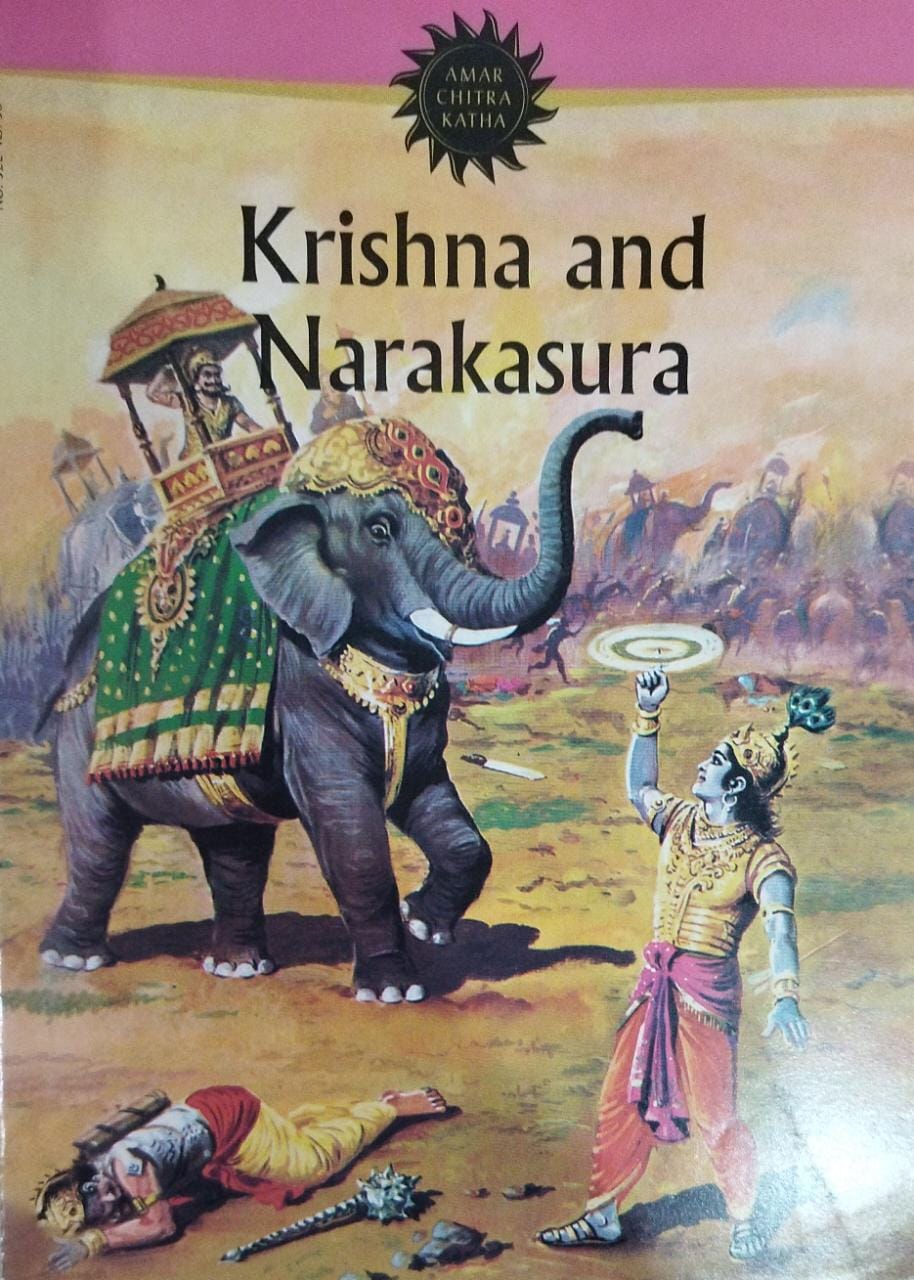 Amar Chitra Katha: Krishna and Narakasura – Inspire Bookspace