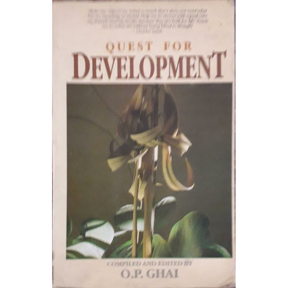 Quest For Development by O.P. Ghai  Half Price Books India Books inspire-bookspace.myshopify.com Half Price Books India